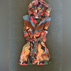 Farm Rio for Anthropologie Lively Puffer Vest